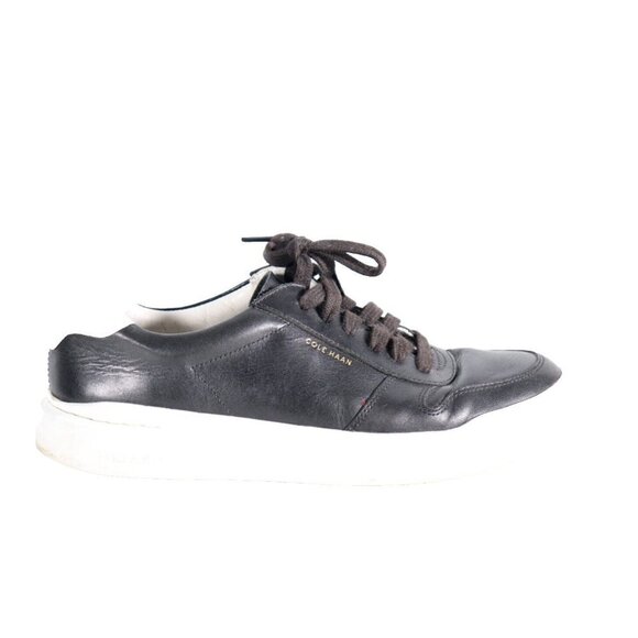 Cole Haan Women's US9.5 B Black Grandpro Topspin Trainer Low-Cut Leather Sneaker - Picture 3 of 11